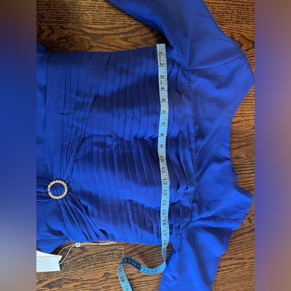 TS. Couture Womens Dress Blue Evening Gown size L/XL NWT - Picture 9 of 10